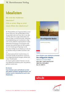 Idealisten - W. Bertelsmann Verlag