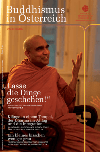 Lasse die Dinge geschehen! - Österreichische Buddhistische