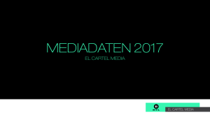 mediadaten 2017 - El Cartel Media