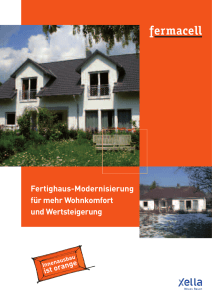 Fertighaus-Modernisierung für mehr Wohnkomfort und Wertsteigerung