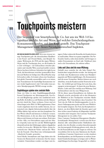 Touchpoints meistern - Touchpoint Management