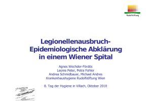 Legionellenausbruch- Epidemiologische