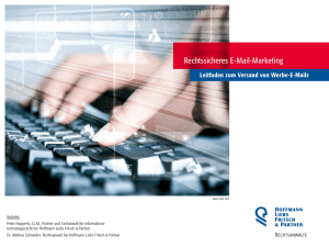 Leitfaden E-Mail Marketing 2014
