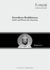 Grundkurs Buddhismus