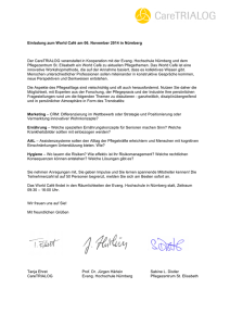 Einladung zum World Café am 06. November 2014 in Nürnberg Der