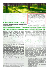 Emissionsbrief 01-2016 - Emissionshaendler.com