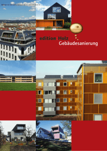 Gebäudesanierung - proHolz Kärnten