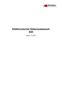 Elektronischer Datenaustausch EDI