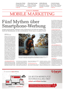 Fünf Mythen über Smartphone-Werbung