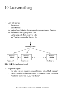 Lastverteilung - Verteilte Systeme