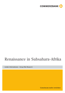 Renaissance in Subsahara-Afrika - Blog:subsahara