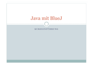 Java mit BlueJ