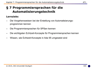 7 Programmiersprachen für die - ias.uni