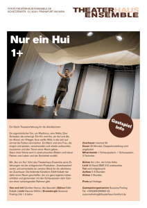 Nur ein Hui 1+ - Theaterhaus Frankfurt