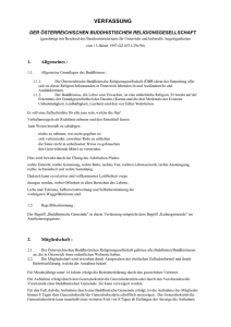 verfassung - Österreichische Buddhistische Religionsgesellschaft