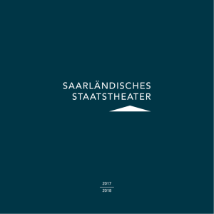 Spielplan 2017/2018 - Saarländisches Staatstheater