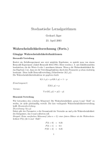 Einführung : Wahrscheinlichkeitsrechnung und Statistik