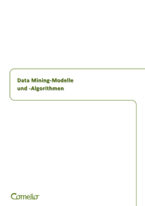 Data Mining-Modelle und -Algorithmen