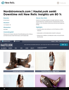 HauteLook senkt Downtime mit New Relic Insights um 80