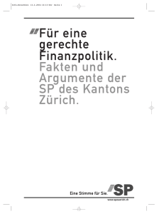 Info-Brosch re - SP Kanton Zürich