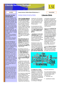 Liberale Ethik LSI Stuttgart Newsletter #9.pub