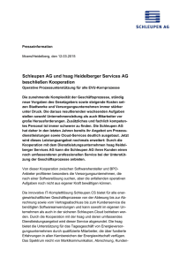 PM hsag Schleupen - hsag Heidelberger Services AG