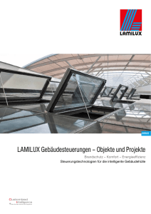 LAMILUX Gebäudesteuerungen – Objekte und Projekte