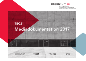 TEC21 Mediadaten 2017 de