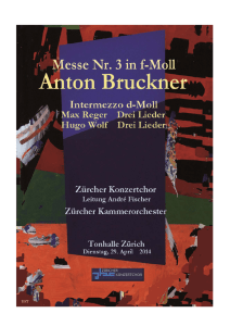 Programmheft Bruckner