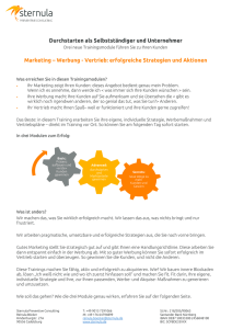 Werbung - Vertrieb: erfolgreiche Strategien und Aktionen