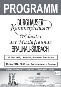 Programm Mai.indd - Das Burghauser Kammerorchester