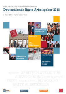Deutschlands Beste Arbeitgeber 2015
