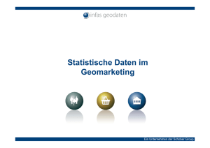 Statistische Daten im Geomarketing
