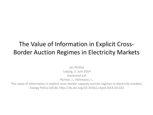 The value of information in explicit cross-border