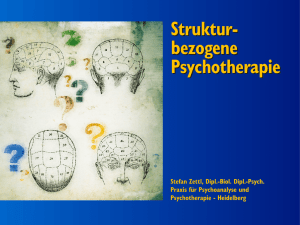 Strukturbezogene Psychotherapie