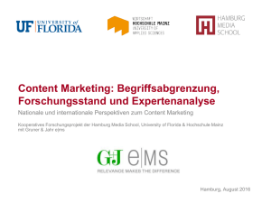 Content Marketing - Hamburg Media School