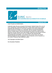 EUNIC Newsletter September 2014