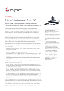Polycom® RealPresence® Group 700