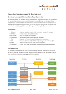 Komplette Vision des Energiekonzepts