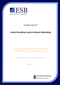 Audio Branding meets Ambush Marketing