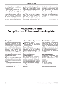 Europäisches Echinokokkose-Register - Paul-Ehrlich