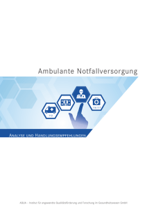 Ambulante Notfallversorgung – Analyse und - AQUA