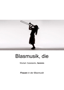 Frauen in der Blasmusik - Österreichische Blasmusikjugend