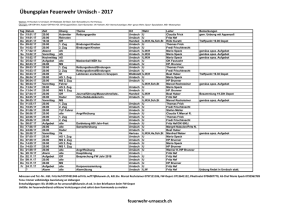 Uebungsplan_2017 - Feuerwehr Urnäsch