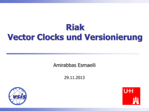 Riak Vector Clocks und Versionierung