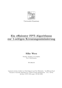 Ein effizienter FPT-Algorithmus zur 1