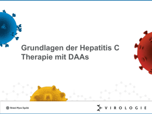 Grundlagen der Hepatitis C Therapie mit DAAs - CME