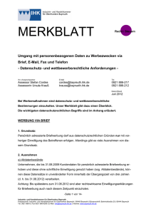 merkblatt - IHK für Oberfranken Bayreuth