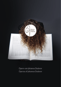 Opern von Johanna Doderer Die Broschüre als PDF
