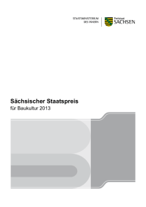 Sächsischer Staatspreis - Architektenkammer Sachsen